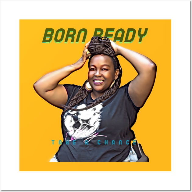 Born Ready Plus-sized Laughing Girl Wall Art by PersianFMts